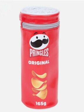 Pringle Original Red Can-Shaped Pencil Case